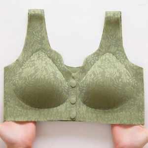 Bras Femmes avant Bra Bra Fermeure de dentelle confortable pour la couverture complète de la bandoulière large