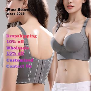 Bras Woo Store Tallas grandes Mujer Tops push-up sin costuras Ropa interior 7Breasted D E CUPS 231027