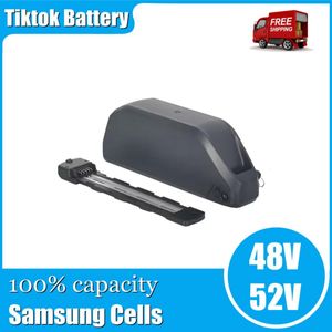 Polly Ebike Battery 48V 24.5AH 21AH 20.4AH 19.2AH AVEC SAMSUNG LITHIUM Cell 18AH 52V Batteries de vélos électriques pour le chargeur de 1000W 750W 500W avec chargeur avec chargeur