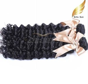 La onda profunda brasileña teje la trama ondulada del cabello humano de la Virgen HumanHairBundles 8quot30quot3pcslot EN gota a granel Bellahair7928028