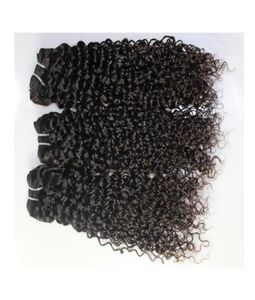 Cheveux brésiliens péruvien indien malaisien Jerry cheveux bouclés tisse 3 paquets lot 100 cheveux péruviens bon marché non transformés tissage 9A 577163481949