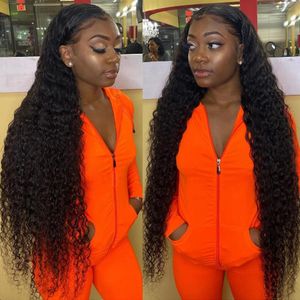 Brazilian Kinky Curly Lace Front Human Hair Wigs 13x1 Lace Frontal Hair Wigs with Baby Hair Pre Plucked Lace Wigs Straight Body De2767