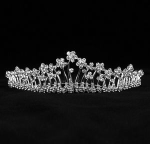 Accesorios nupciales Kate Middleton, tiaras románticas brillantes, cristales para el cabello, coronas, tocados de joyería nupcial para boda, 2022