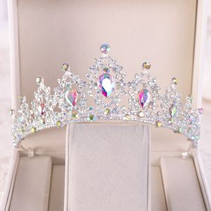 Corona nupcial, tocado de tres piezas, ambiente, Super Fair Princess, boda, cumpleaños, collar de cristal, accesorios