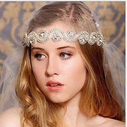 Peigne à cheveux de mariée diadèmes couronnes bijoux de cheveux de mariage style rétro européen et américain vente en gros mode filles soirée accessoires de bal HT11