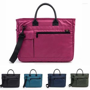 Maletines Bolso para computadora portátil Bolso para computadora portátil de 15 pulgadas Bolsos para hombres Bolsos horizontales para mujeres Bolsos de hombro de negocios impermeables