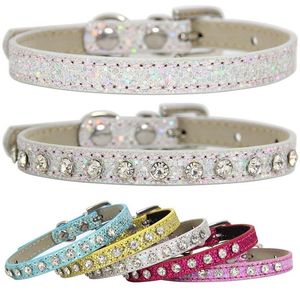 Bright Collar Tow Adjustable Fashion Accesories Anti Losing Rhinestones Inlay Multi Color Traction Pet Dogs Cats Rope Outdoors