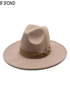 Men British Men Women Winter FIier SEDORAS Cap 95cm Big Wide Brim Derby Iglesia de boda de la boda Sombreros 2205146796730