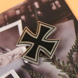 Broches 1Pc Alemania Hierro Cruz Medalla Insignia Pin Extranjero Antiguo