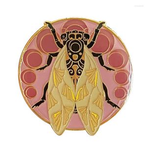 Broches Art Nouveau cigale insecte Badge Sweetmaplehoney broche papillons émail broche corne Bug papillon bijoux