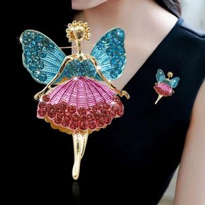 Brooches Fairy Angel Girls For Women Sparkling Rhingestone Wings Dancer Ballet Girl ACCESSURES ACCESSURES PIN