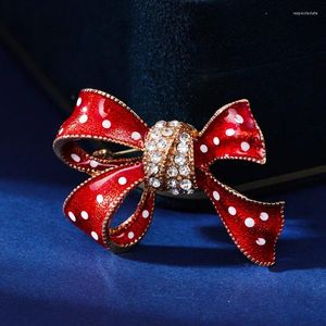 Brooches Fashion for Women Crystal Bowknot Women's Brooch Decoration Clothing Accessoires
