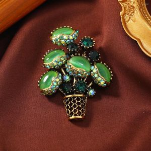 Broches Muylinda Vintage flor broche Pin único atrapamoscas para mujeres alfileres bufanda Clip joyería broche banquete
