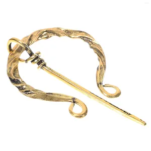 Broches viking pirate broches décor cols sac à collier Boucle de ceinture (dorée)