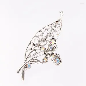 Broches Pin de couleur argentée de style vintage et broche pour femmes broches de collier fleur de fleur de fleur
