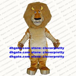 Brown Lion Wild Animal Alex Mascot Mascot Costume Adult Cartoon Characon Tesfit Willmigerl PLYing for Hire Image Promotion ZX879