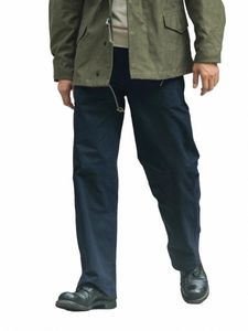 BRS 1944 USMC Oficial Chino Pantalones de pierna recta para hombre Pantalones militares Caquis H3vU #