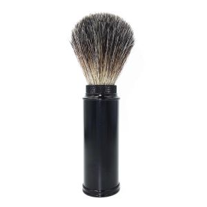Raser de la brosse Kit de brosse Honey Badger Hair Bristle Handle de poignée de tube en aluminium pour hommes Trip Travel Shaver Tool Gilft