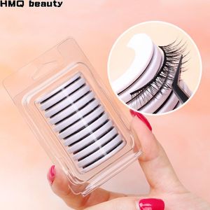 Brosse 10 PCS Réutilisables Gluefree Eyellash Glue Strip Selfadhesive Faux Cils Hypoallernic Lashes Extension Supplies Makeup Tools