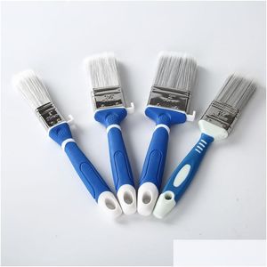 Brosses Poignée en plastique bleue Pinceau de peinture en fil aiguisé Usine personnalisée Outil de gros Drop Livraison Outils de jardin à domicile Outils à main Dhcvy
