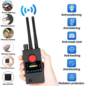 Brosses Spy Spy Pinhole Camera Lens Finder, RF Radio Signal Scanner TROUVE Out Spy WiFi Camera GSM Audio Bug Cell Phone Phone Spy Device GPS Tracker