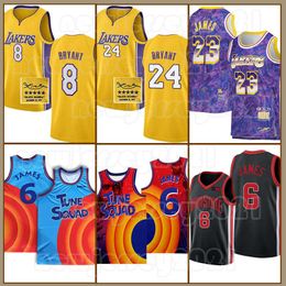 Bryant 23 24 LeBron James Basketball Jersey 0 6 7 Russell Westbrook City Carmelo Anthony Hommes Davis CityLos Angeles''Lakers''8 Retro Black Mamba Hommes