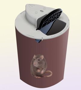 Bodet Lid Door Style Mousetrap Lethal Trap pour extérieur Indoor Multi Catch Reutilisable Smart Mouse Rat Plastic Flip Slide 220602GX1215669