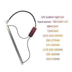 Ampoules 24V Ultraviolet 222nm 253.7NM 270NM 265NM 290nm 308nm Tube de lumière pour la désinfectionLED LEDLED LED