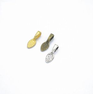 En vrac 1000pcs cuillère charmes diy bijoux ovale Scrabble Glue sur les baies d'oreille pour les carreaux de cabochon en verre ajustés pendentifs 15 mm x 5 mm9981572
