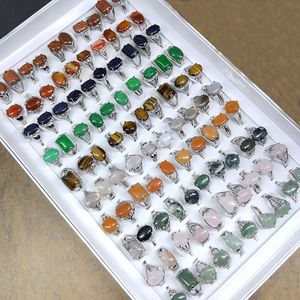 Bulk Woman Rings for Women Natural Gemstone Ring Female Vintage Jewelry 2021 Fashion Trend Wholesale
