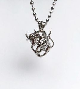 Perle en forme de taureau/Gemme/Crystal Perle Cage Médaillons Pendentifs, 18kgp Signes du Zodiaque - Style Taureau DIY Porte-Bonheur Bijoux Fantaisie