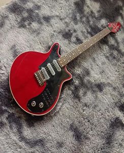 Burns Brian May Signature Guitar Special Antique Cherry Red Electric Guitarra Korean Burns Pickups and Black Switch BM012873745