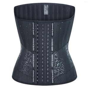 Bustiers & Corsets 2023 Style Women Moldeador De Cuerpo Para Hombre 25 Steel Bones Breathable Waist Cincher Slim Trainer Corset