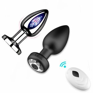 Plug Anal Pour Femmes Vibrant Plug Anal Télécommande Vibrant Japonais Masseur De Prostate Adulte Sex Toys Pour Hommes 18 I61W 240130