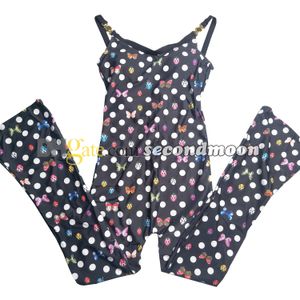 Chándal con estampado de mariposa para mujer, ropa deportiva Sexy con espalda descubierta, ropa de gimnasio para mujer, chándales transpirables de verano