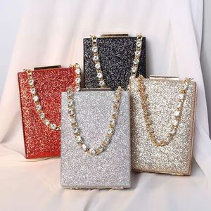 Compre bolso de noche de diseñador, bolso de mano de fiesta con diamantes brillantes para mujer, bolso de noche para vestido de moda,