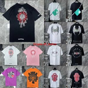 Comprar camisetas para hombre Camiseta de moda de lujo en venta Ch Brand Chromes Tees Diseñador Mujer Sánscrito Pareja Camiseta Sudadera Herradura Flor Corazón RCCP