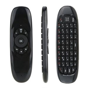 C120 Fly Air Mouse 2.4G Mini teclado inalámbrico con control remoto recargable retroiluminado para PC Android TV Box