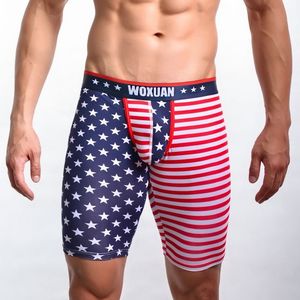 Vente en gros WOXUAN Mens Half Shorts USA Flag Mans sous-vêtements Vêtements pour hommes! Nouveauté!