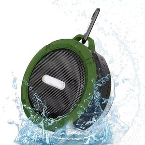 C6 Haut-parleur Bluetooth Lecteur audio portable sans fil Haut-parleurs étanches Crochet et ventouse Lecteur de musique stéréo avec boîte de vente au détail MQ20