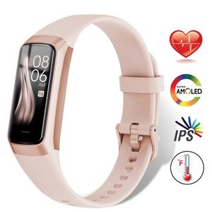 C60 Smart Band Armbänder TPU Material Sport Laufen Fitness Tracker Armbanduhr AMOLED Farbbildschirm Herzfrequenz Männer Frauen Smartwatches