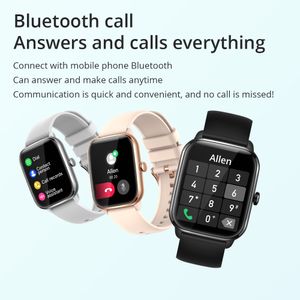 C61 Smartwatch sport tension artérielle cardiographe étapes IP67 Bluetooth santé musique plein écran Smartwatch