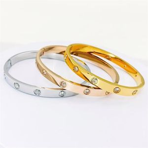 Pulseras de diseño de CA Bracelets Luxury Fashion Bangle SCEOL LACERO Classic Diamond Bracelets Jewelry for Men Women Fiesta Boda AC186X