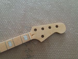 Câbles 1PC 5String Maple 20 Fret Bass Necd for Electric Bass Guitar Pièces