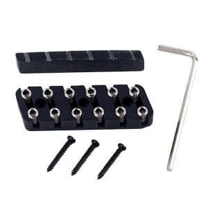 Câbles 6/7/8 String Guitar Guitar Bridge Nut guitare Fixed Bridge Nut Set Remplacement Pièces pour les pièces de guitare électrique ACCESSORI