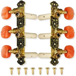 Câbles Alice Classical Guitar Tuning Keys Pegs Pared Tiners Guitar Machine Heads AOS020HV2P STRING TUNERS PEPS POUR GUITARE ACCESSOIRES