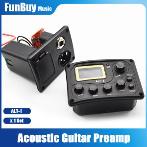 Câbles alt1 aoustic guitar 4 groupe eq Equalizer préampo piezo pickup avec tuner