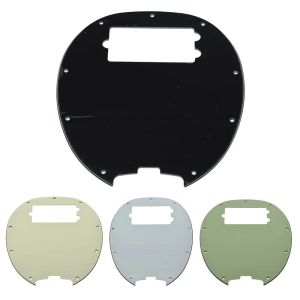Cables Black 3 Ply Bass Pickguard Musicman Stingray Mm4 Scratch Plate for Music Man MM2 4 Cadh Guitar Parts
