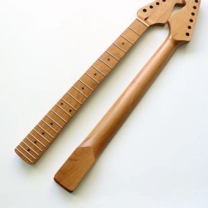 Câbles diy nitro satin fini rôti de guitare érable canadien stage de guitare avec 22 frettes et noix d'os de 42 mm