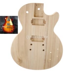 Câbles fine guitare inachevée baril en bois poli de guitare poli main artisanat ajustement pour les pièces de guitare électriques de ST accessoire